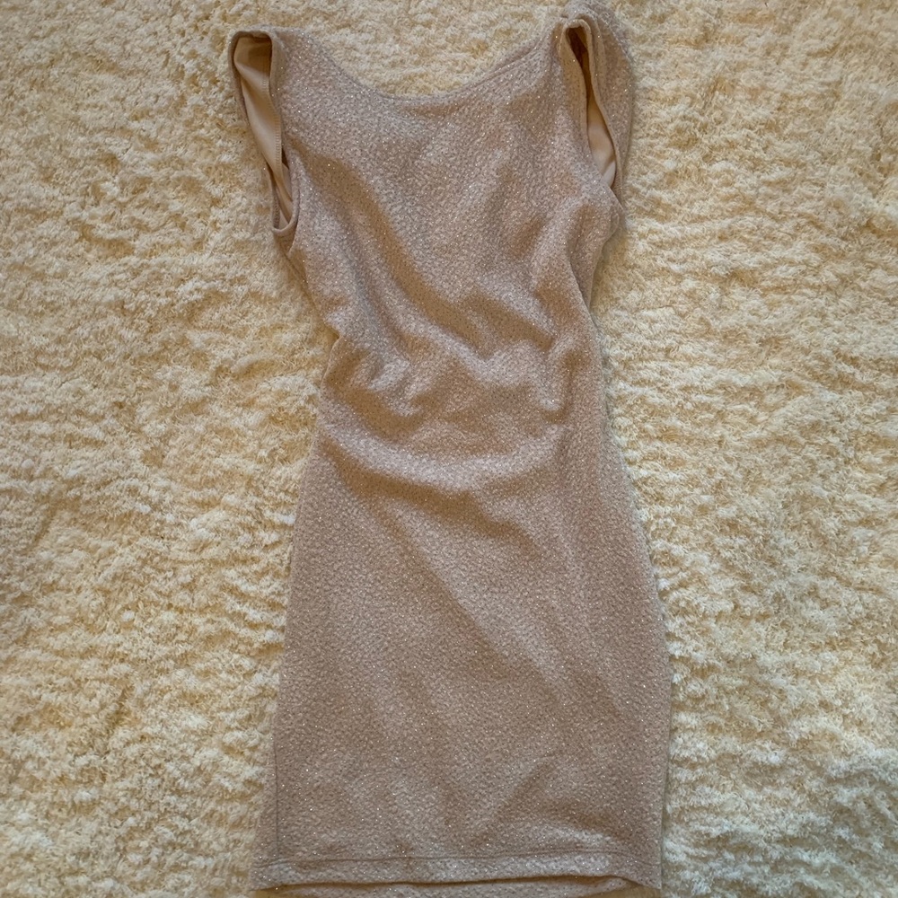 Shimmer Cream Dress